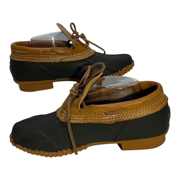 Soggs Thinsulate Insulation‎ Steel Shank Duck Shoes Men’s Size 7 Black Tan - Picture 2 of 14